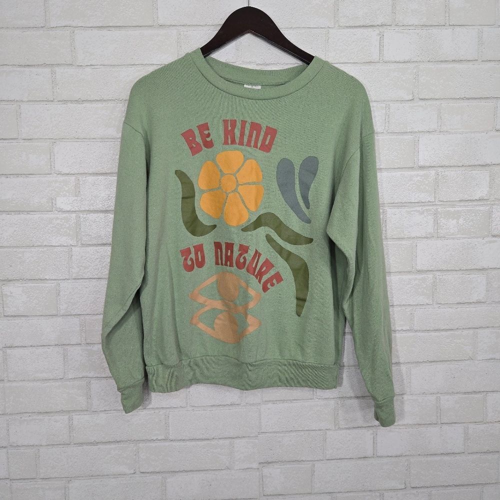 Be Kind to Nature crew-neck sweatshirt